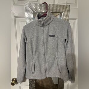 Columbia Light Gray Women's Teddy Fleece Full-Zip Jacket